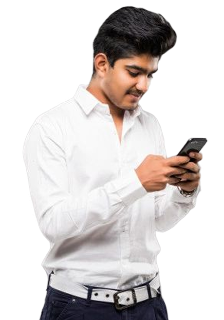 Person Using App